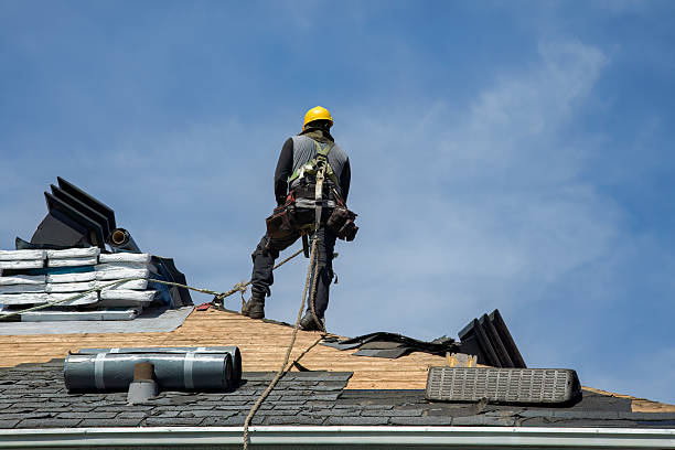 Professional Roof Installation technician working in Oak Ridge, NC